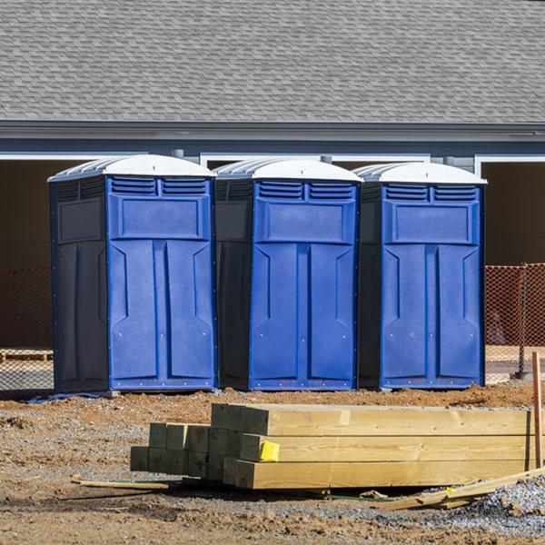 what is the maximum capacity for a single portable restroom in Manzanola Colorado